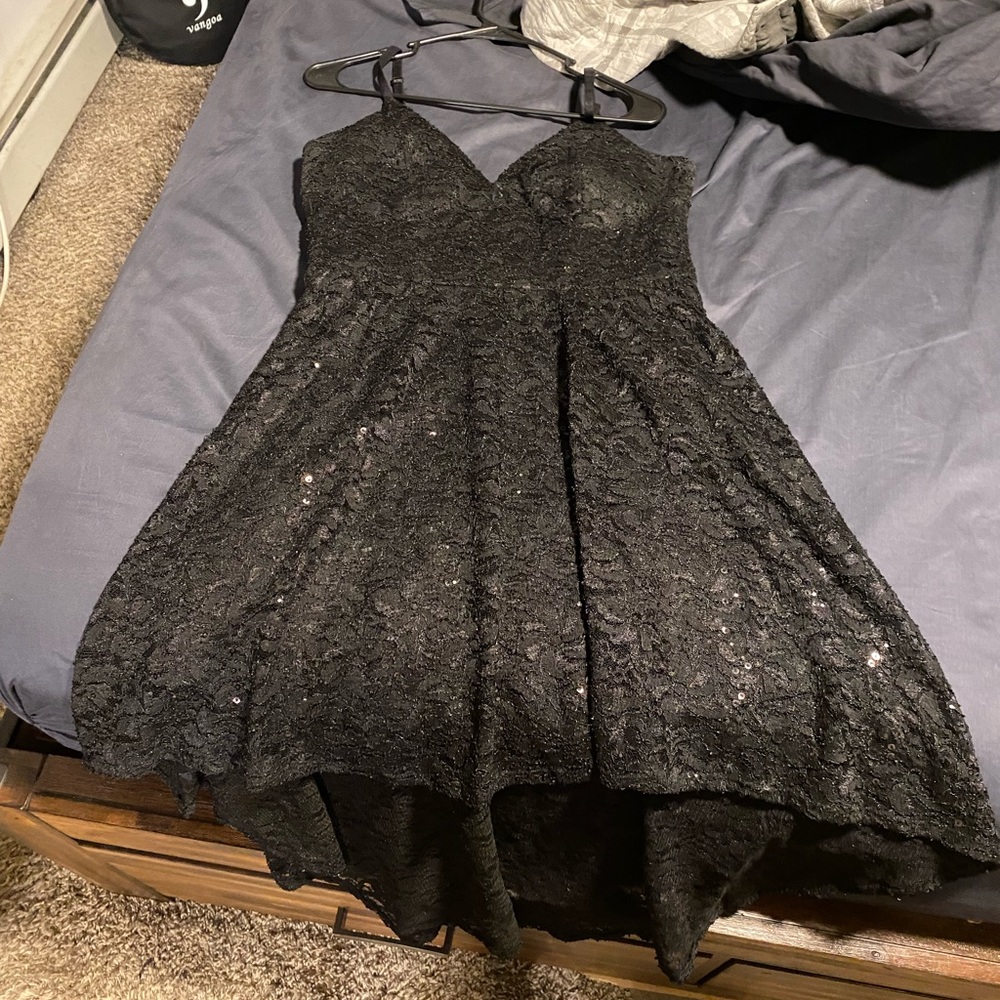 Black cocktail dress